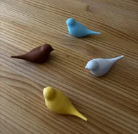 Small Bird Sculpture - fuzzy skin