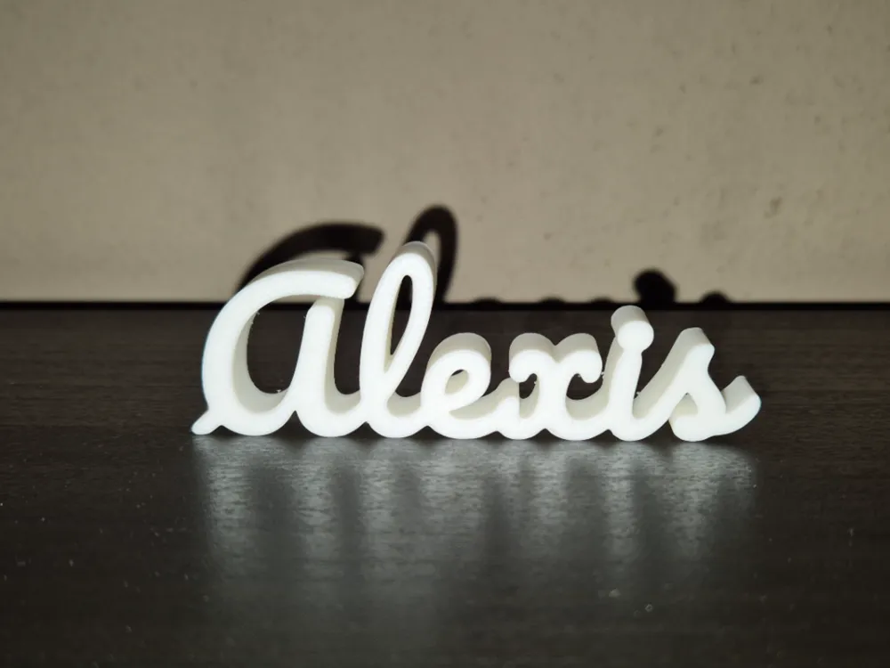 Alexis Name Sign Display Decor by GabT - MakerWorld