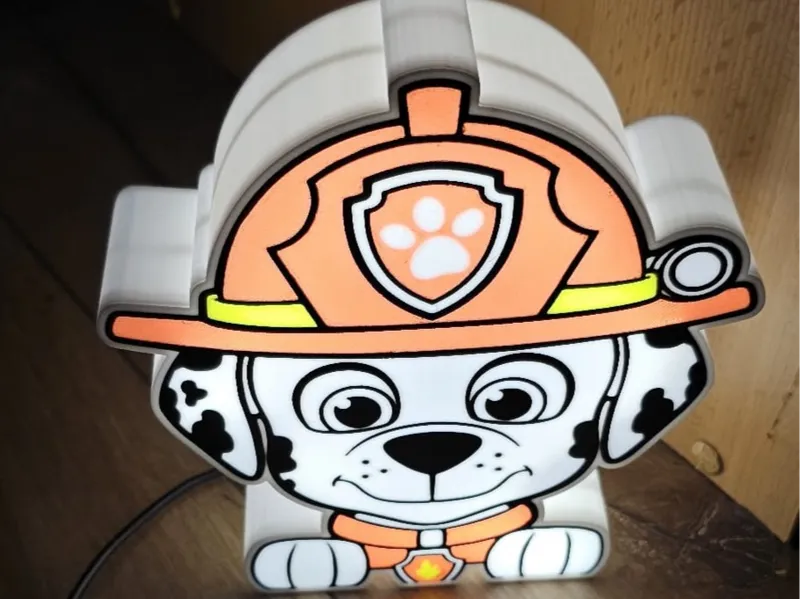 Paw Patrol Marshall Lightbox with 0.5m LED Strip