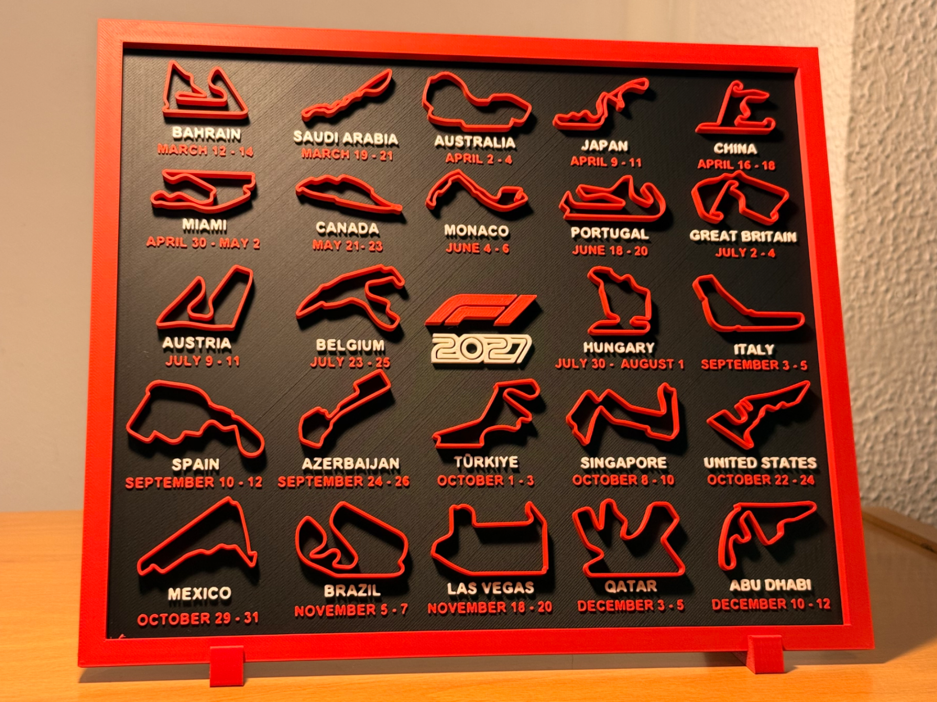 F1 2027 Calendar - 1