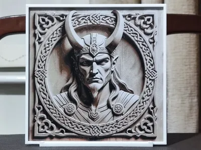 Carved Loki - HueForge 4 Color