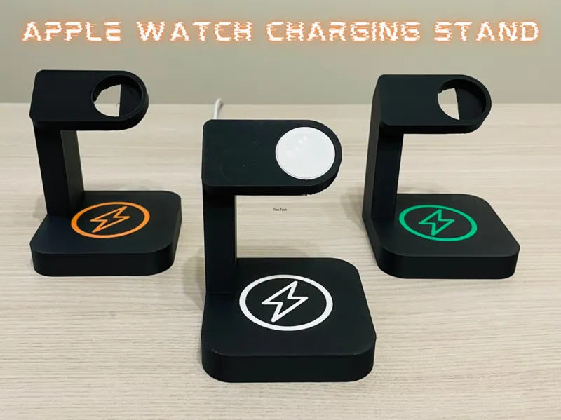 Apple watch charging stand (with charging logo)