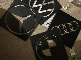 Brushing Car Logo Stencils for Car Detailing