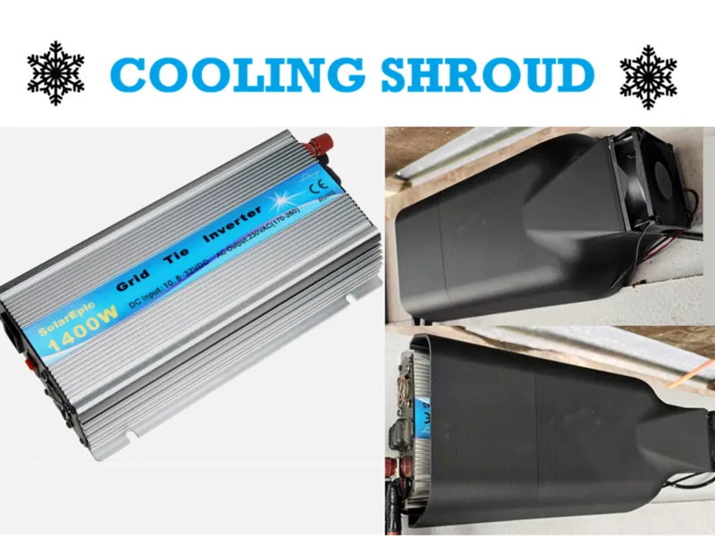 Cooling Shroud - Grid Tie Inverter