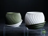 Minimalist Planter with Elevated Drip Plate