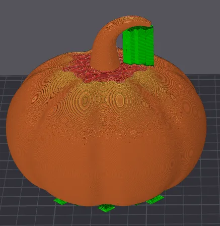 simple hollow pumpkin