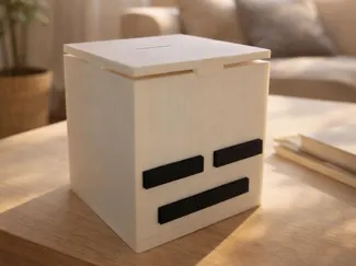 Minecraft skeleton money box