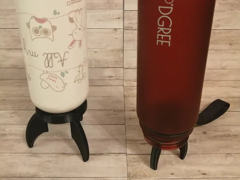 Flaschenhalter Abtropfständer Soda, Trinkhalm