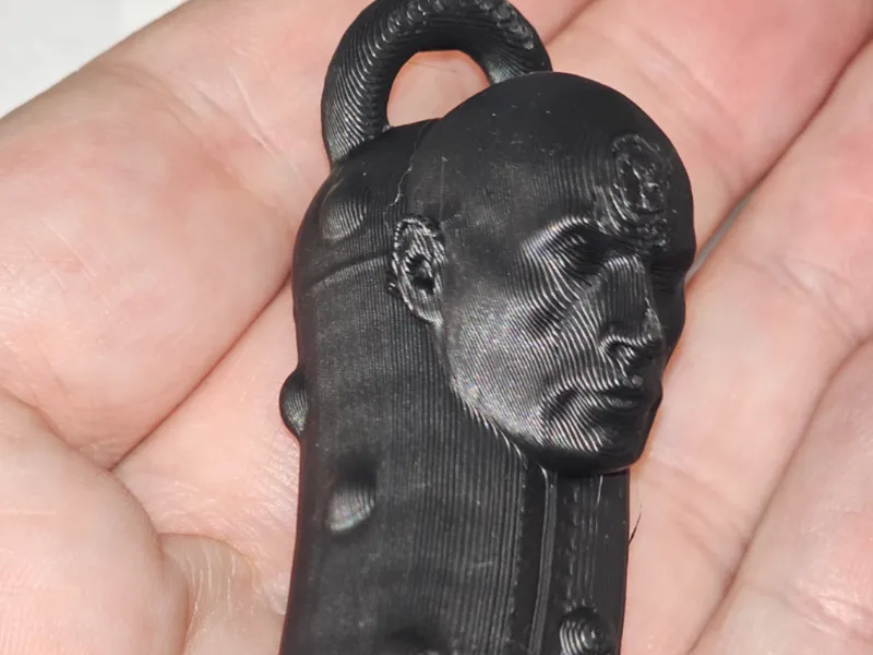 Dwayne "The Pickle" Johnson keychain