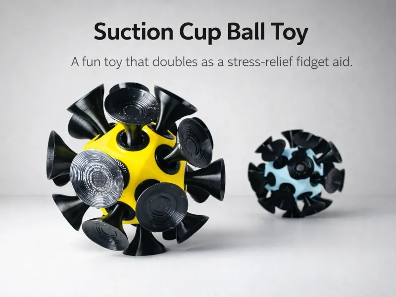 Suction cup ball toy