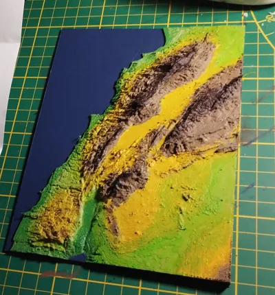 Levant Seismic Fault Map