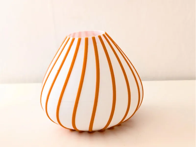 Twisted lamp, LED tea light / bambu 001 led kit
