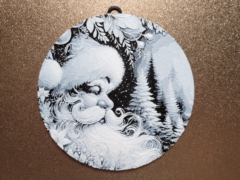 Santa Claus - Christmas Decoration - 120x120