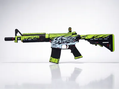M4A4 | Full Throttle - 3D Printed Wall Art