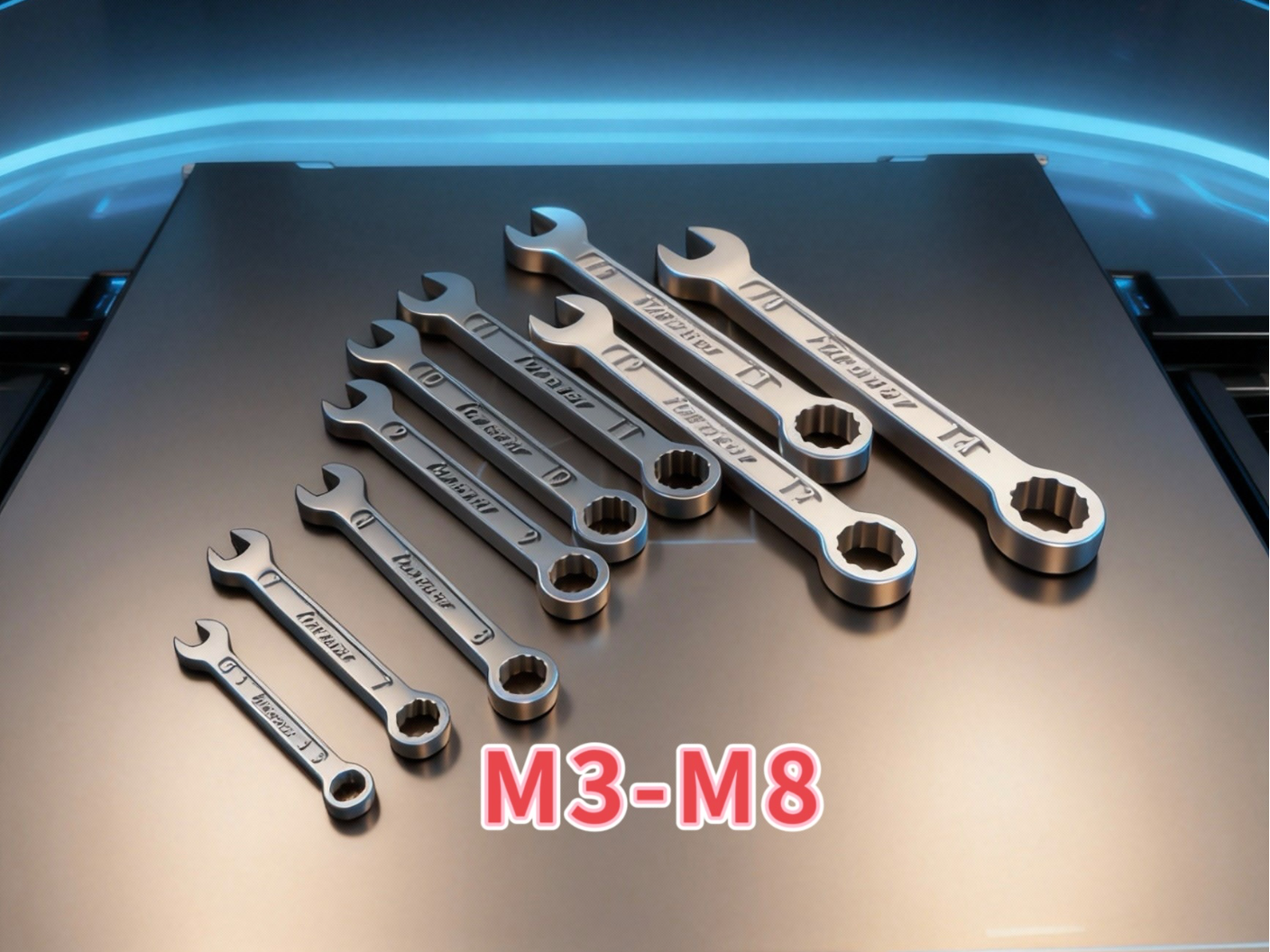 绝缘梅花扳手、呆扳手（高强度，耐10kg力）拧M3—M8螺母  手工工具