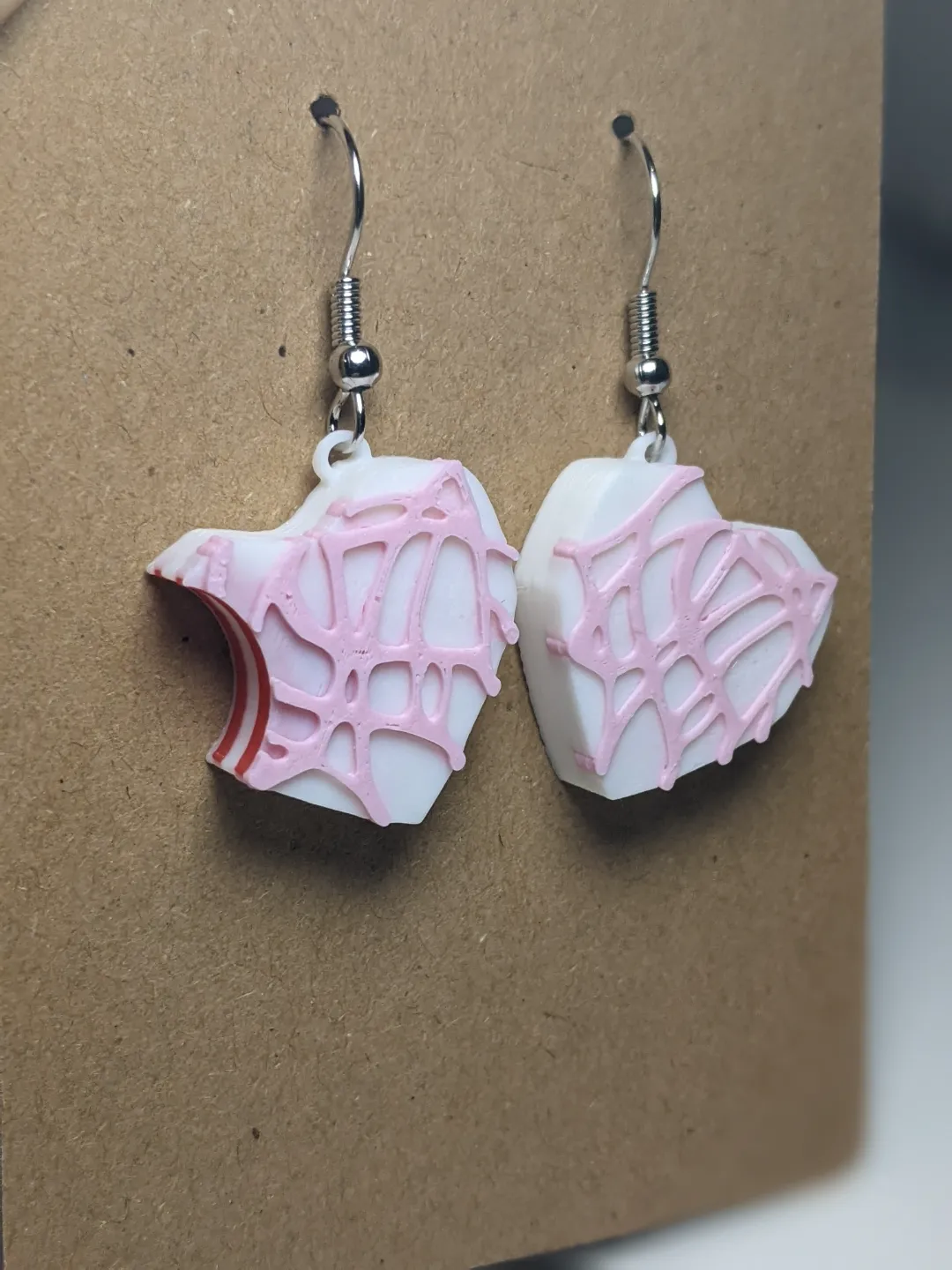 Little Debbie Valentine Heart Cake Earrings view 3