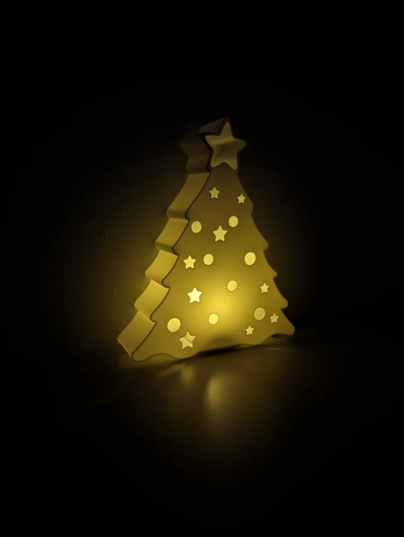 Christmas Tree Tealight decoration - one color