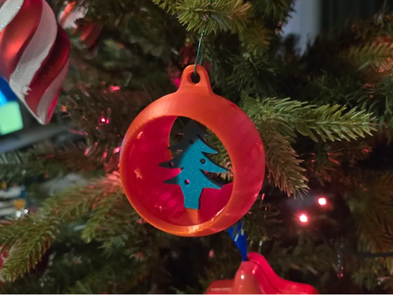 Christmas tree decoration with 3 mm LEDs