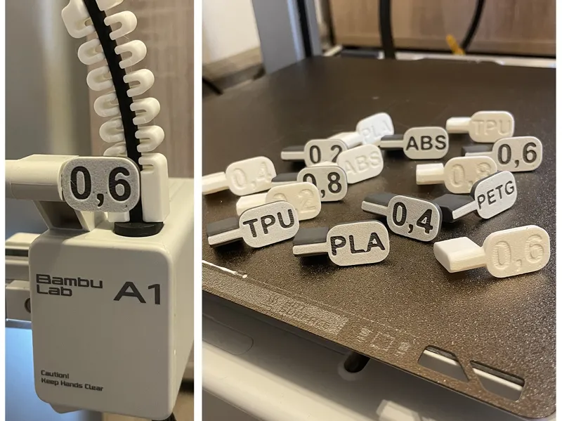 Nozzle & Filament Tags  - A1 / MINI 