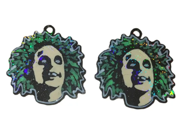 Beetlejuice earrings