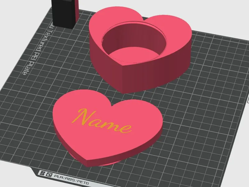 Herz-Box Schraubverschluss Valentinstag Geschenk