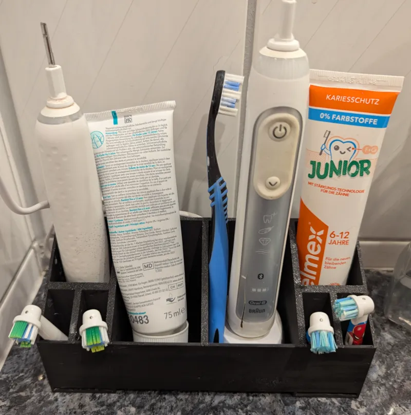 Electric Toothbrush Organizer For 2 or For 1