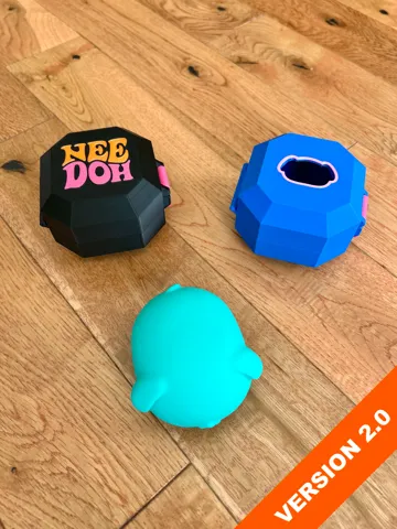 Caja o estuche: NeeDoh Funky Pup Case - Version 2.0 — vista de referencia 2