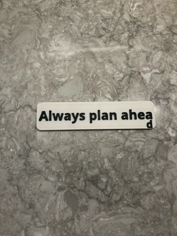 Always plan ahead joke! (V2)