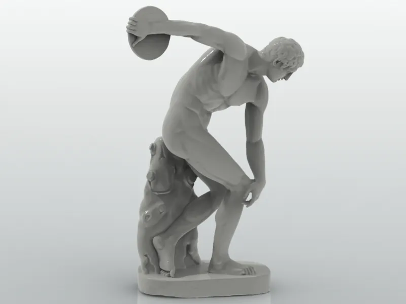 Discobolus Greek Statue