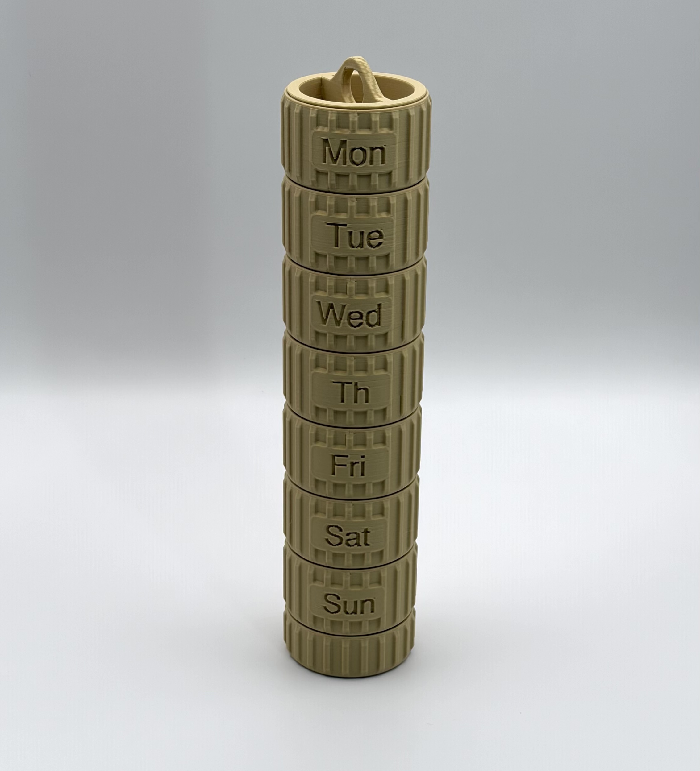 Miniatura 2 do modelo 3D Parametric Stackable Capsule Containers
