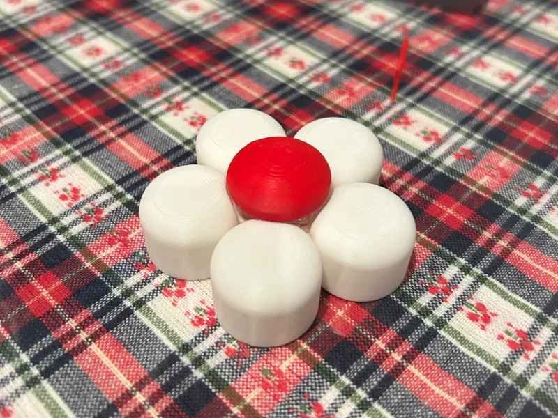 Flower clicker fidget
