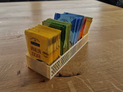 Organizer for vanilla sugar & baking powder