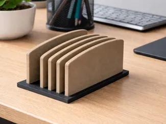Short Notebook Stand with rounded top