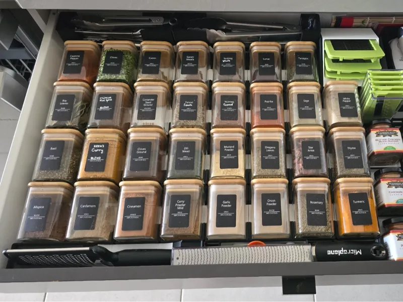 Ultimate Gridfinity 23mm Grid Spice Drawer