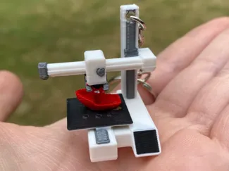 A1 Mini Keychain With Benchy