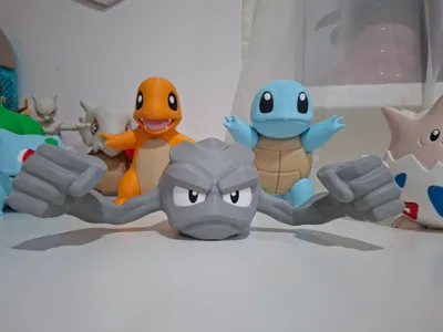 #0074 Geodude HQ - 10cm Multiparts