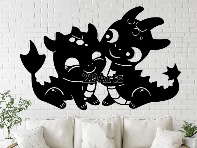 Baby Dragons – STL for 3D & Laser Cut
