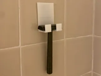 Henson Razor command strip shower holder