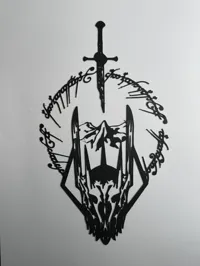 Silhouette murale Le Seigneur des Anneaux — photo 3