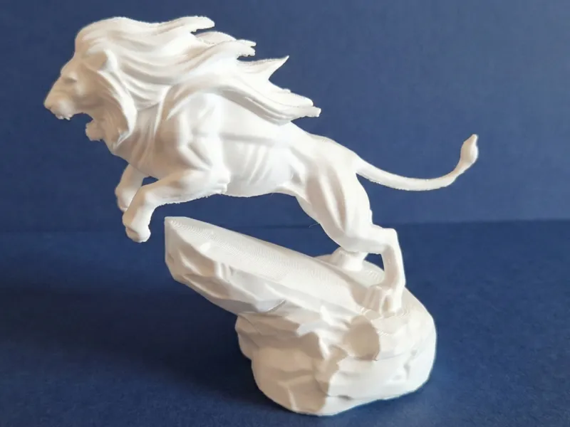 Lion in jumping