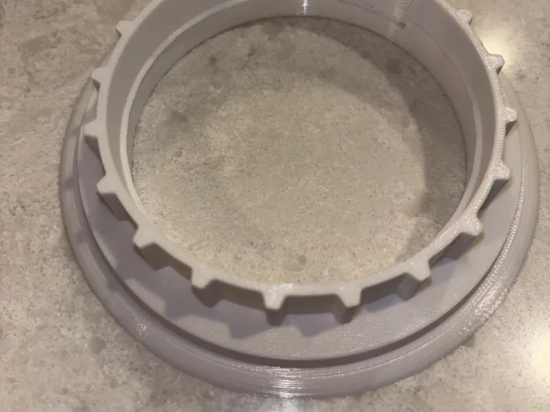 Threaded Flange for 91mm pop-up power outlets