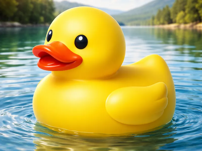 Coloured duck