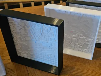 3D Map Shadowbox