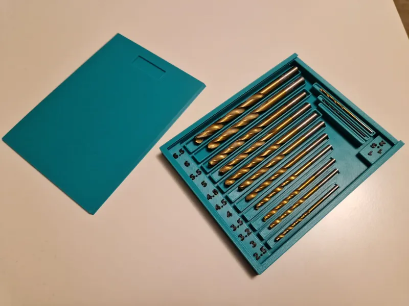 Box for small drills 1-6.5mm