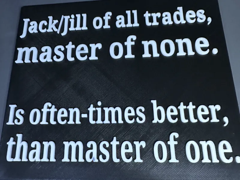 Jack/Jill of all trades