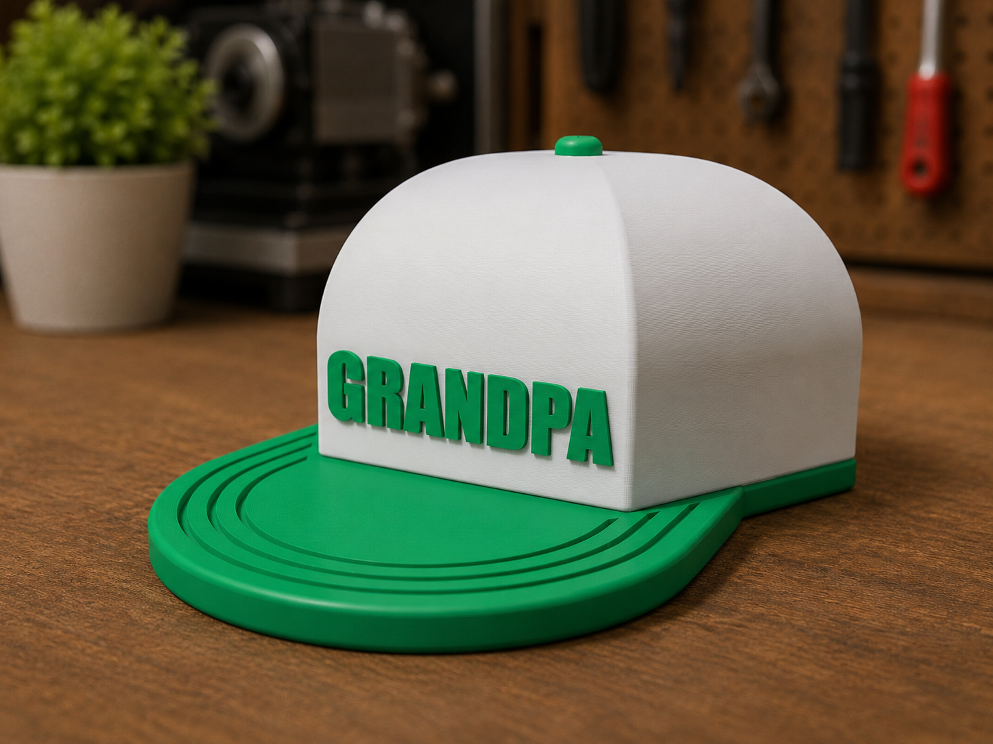 Flat Bill Cap - Grandpa Edition | No AMS Required