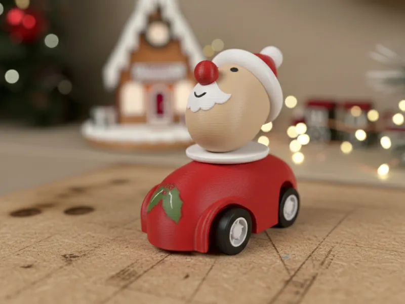 Christmas Santa Car