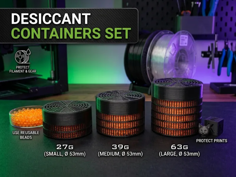 desiccant containers set