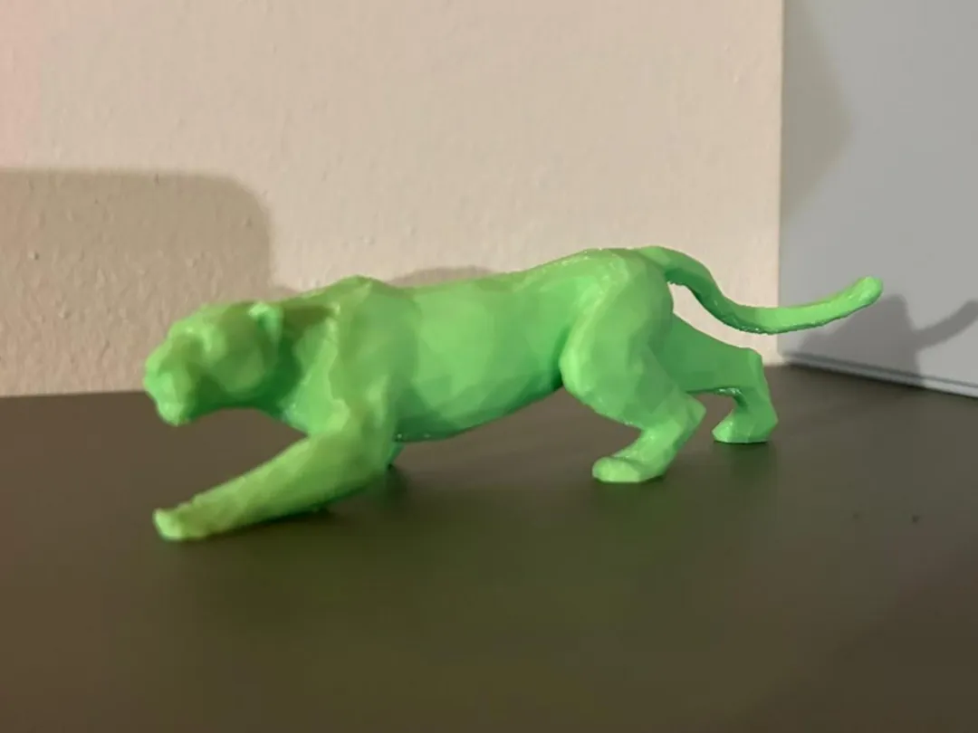 Léopard low poly
