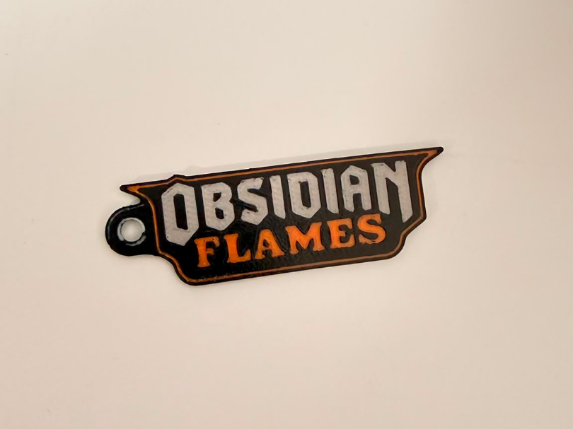 Obsidian Flames Pokemon Set Keychain - Binder Tag
